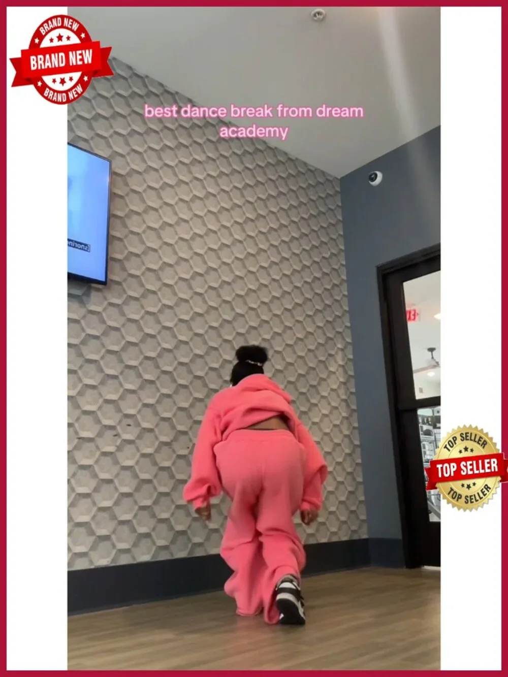 Fleece Oversized Hoodie and Baggy Sweatpants 2 Piece Matching Set